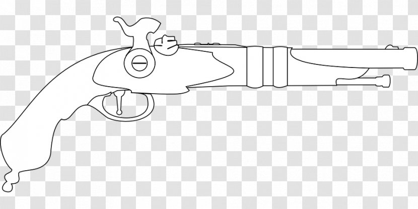 Firearm Clip Art Pistol Revolver Vector Graphics - Tree - Handgun Transparent PNG