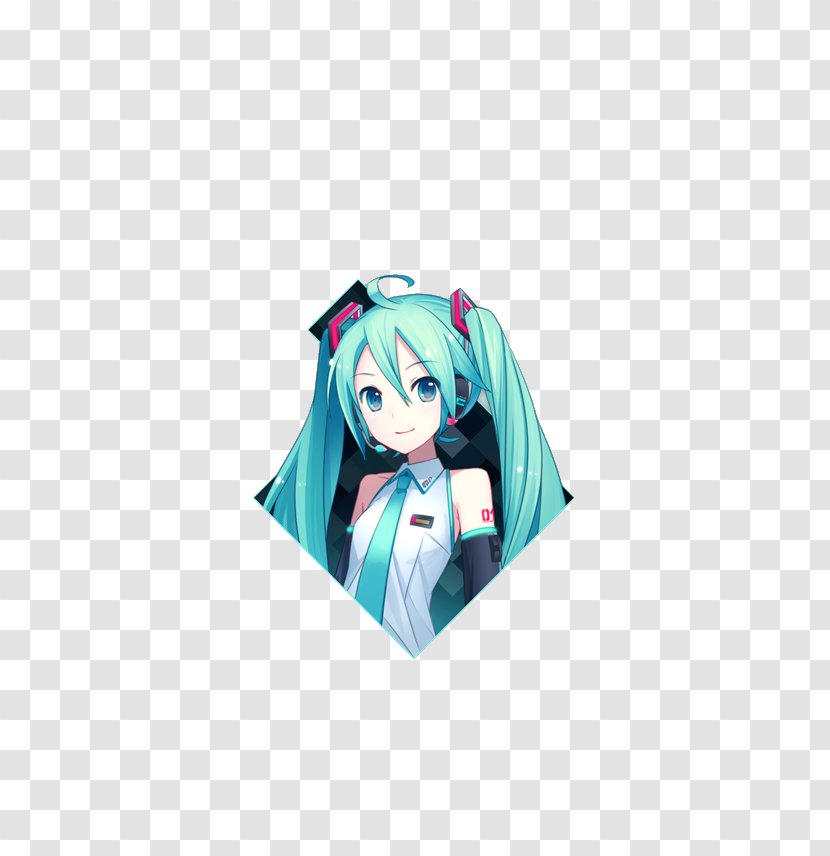 Hatsune Miku Image LINE Vocaloid Sticker - Watercolor Transparent PNG