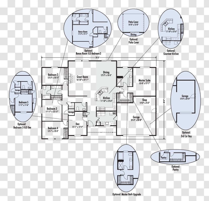 Floor Plan House Building Custom Home - Diagram Transparent PNG