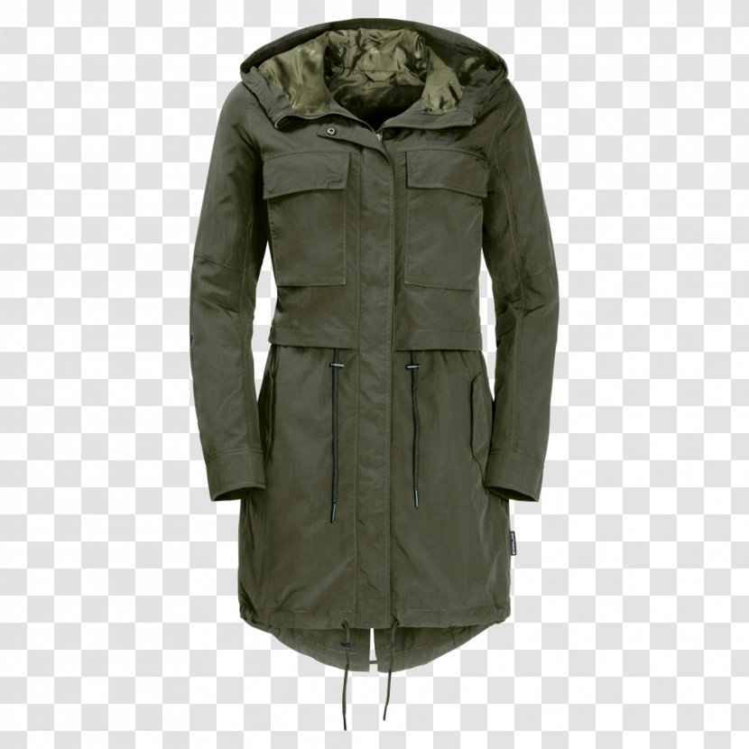 Overcoat Jack Wolfskin Womens Saguaro Parka Jacket - Fur Transparent PNG