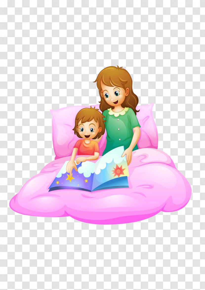Clip Art Bedtime Story Vector Graphics Illustration - Child Transparent PNG