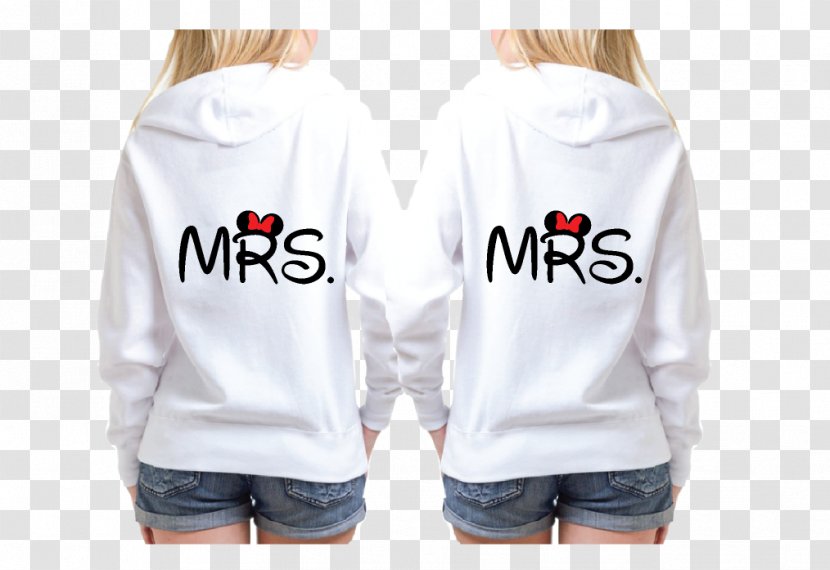 Minnie Mouse T-shirt Hoodie Mickey Couple - Joint Transparent PNG