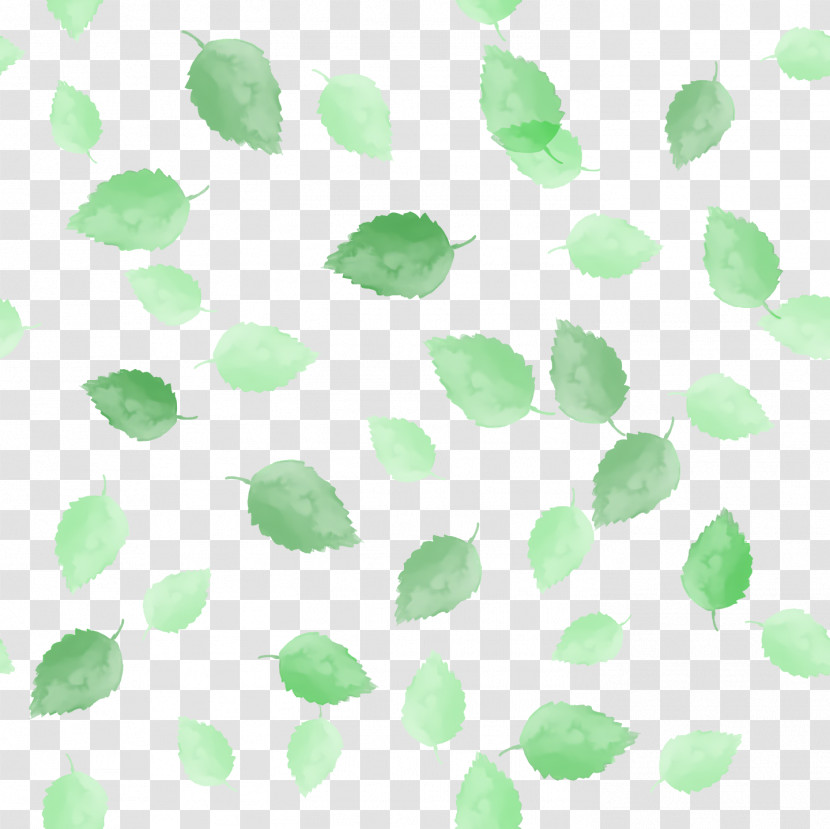 Leaf Green Pattern Line Meter Transparent PNG