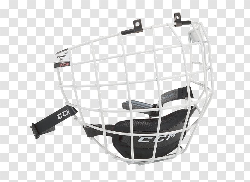 CCM 580 Face Mask Hockey Helmets Fitlite 40 Helmet Combo Senior Resistance - Lacrosse Protective Gear - First Ice Sticks Composite Transparent PNG