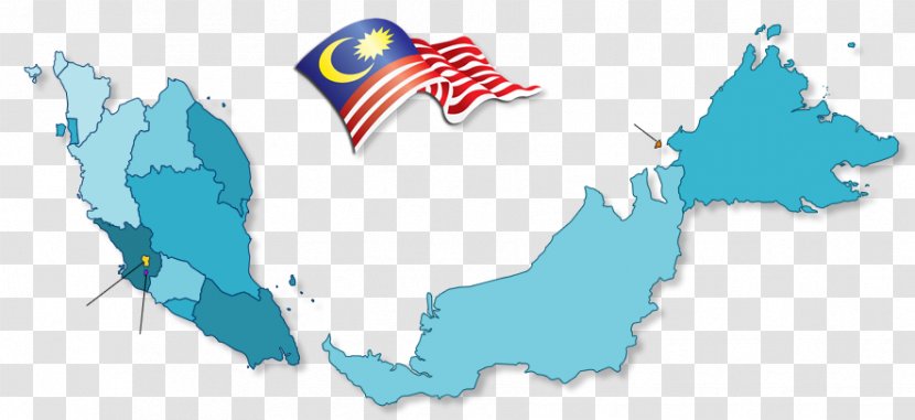 Malaysia Map Royalty-free - Drawing Transparent PNG