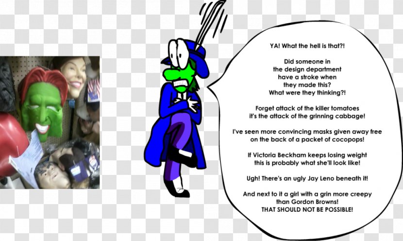 Tim Avery The Mask Costume YouTube - Cartoon Transparent PNG