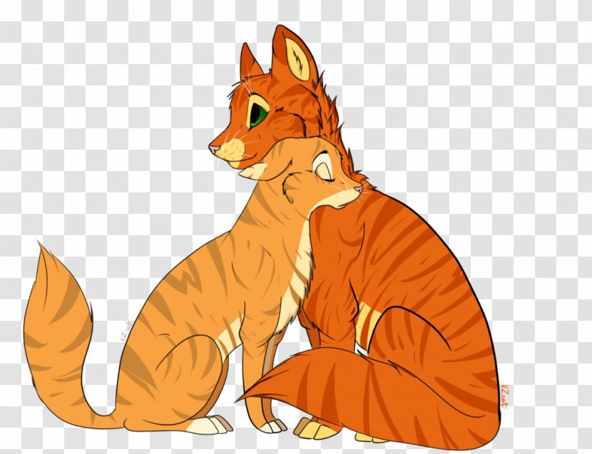 Firestar Warriors Erin Hunter Sandstorm Leafpool - Carnivoran Transparent PNG