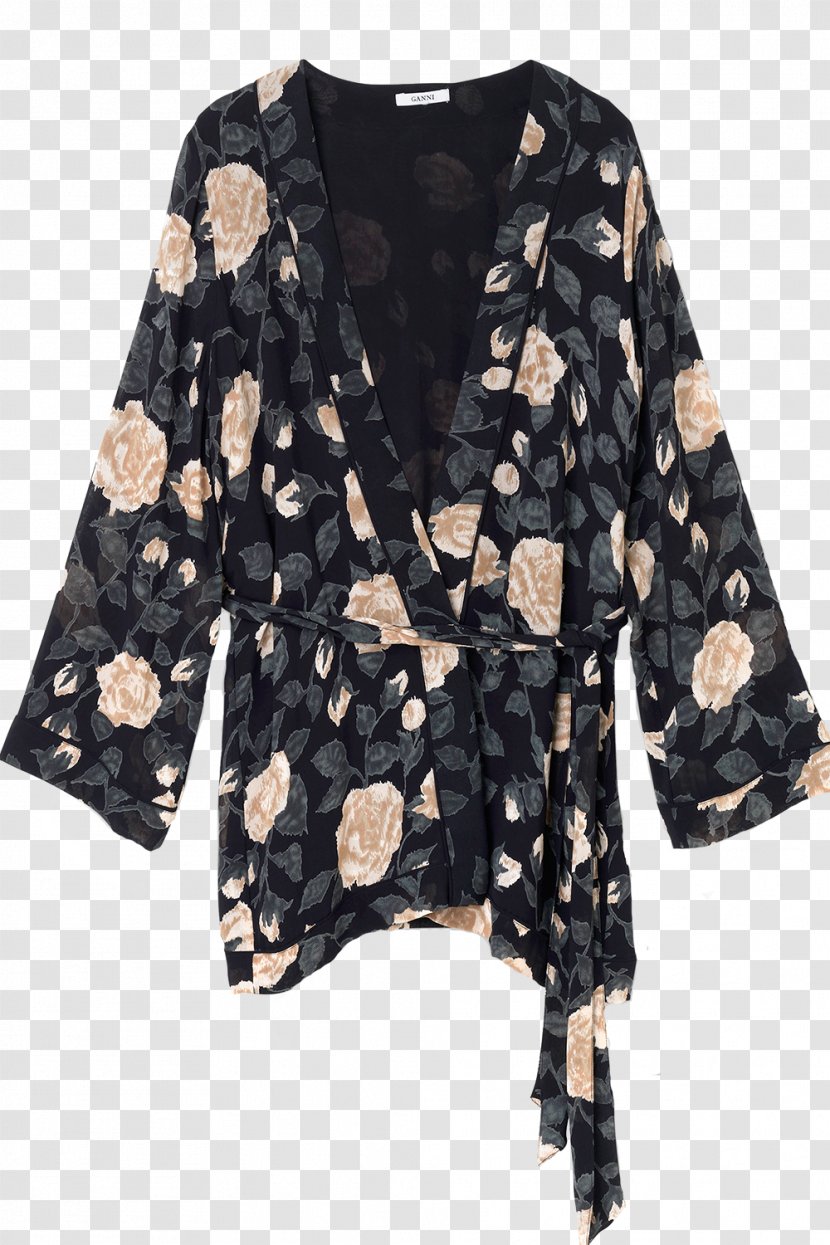 Sleeve Jacket Blouse Outerwear Kimono - Ganni Transparent PNG