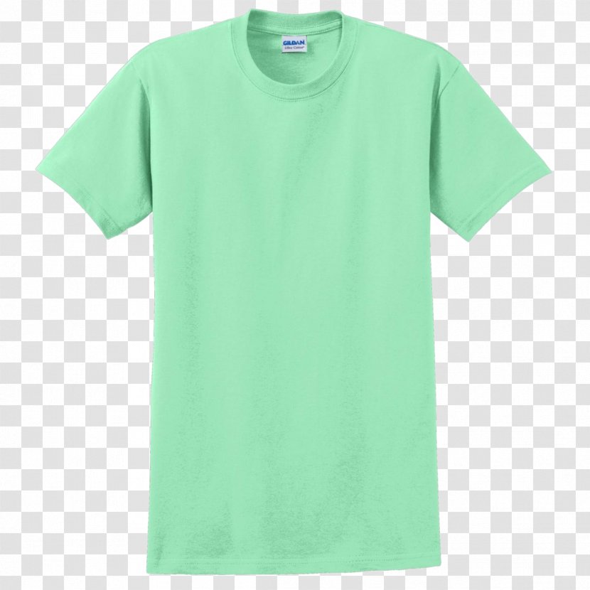 T-shirt Gildan Activewear Clothing Sleeve Sweater - Scoop Neck - Mint Transparent PNG