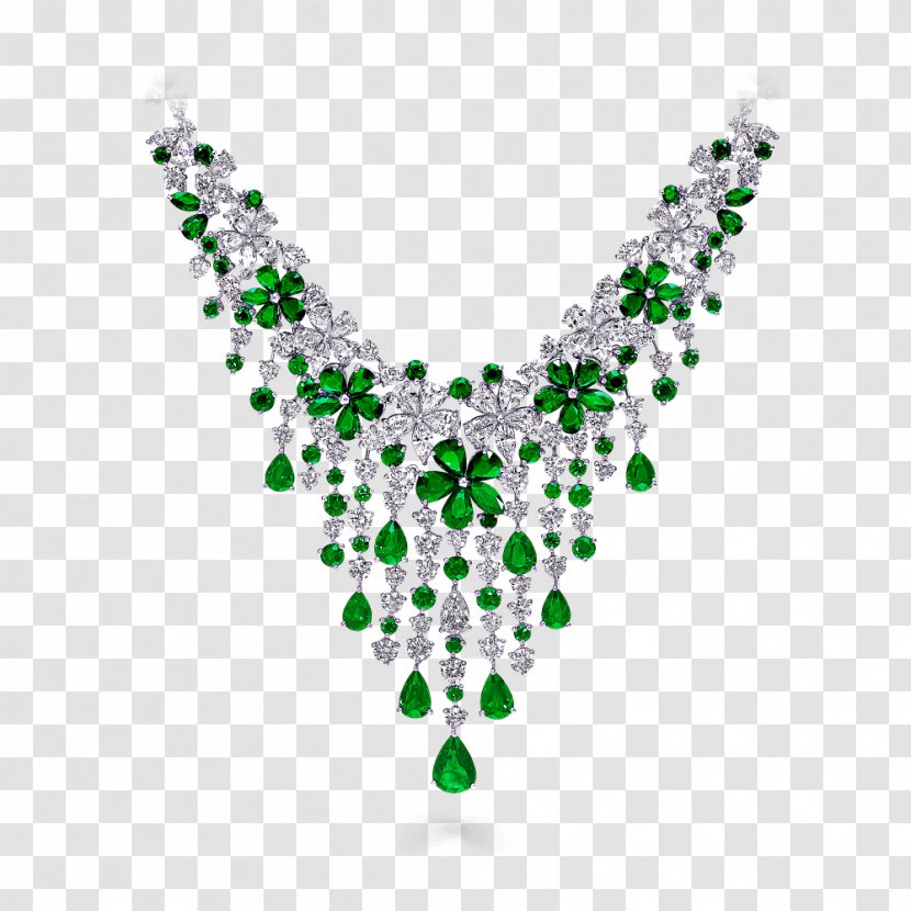 Graff Diamonds Jewellery Emerald Necklace Gemstone - Ruby - NECKLACE Transparent PNG