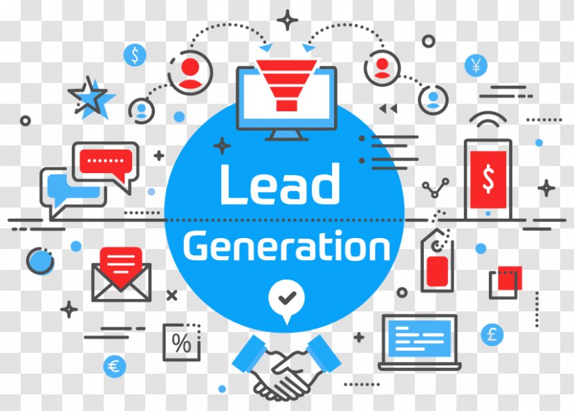 Lead Generation Advertising Google AdWords Flat Design Web Banner - Marketing Transparent PNG