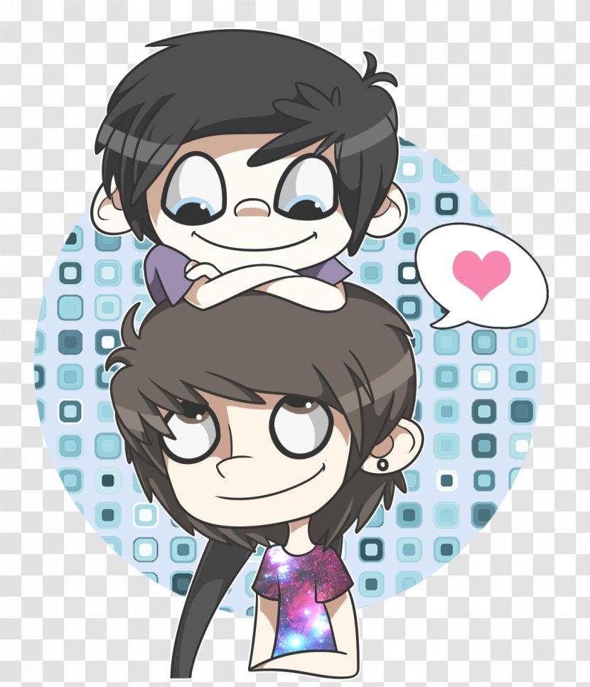 Dan And Phil United Kingdom YouTuber Fan Art - Silhouette Transparent PNG