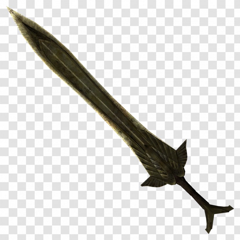 The Elder Scrolls V: Skyrim Oblivion Sword III: Morrowind Weapon - Video Game - Swords Transparent PNG