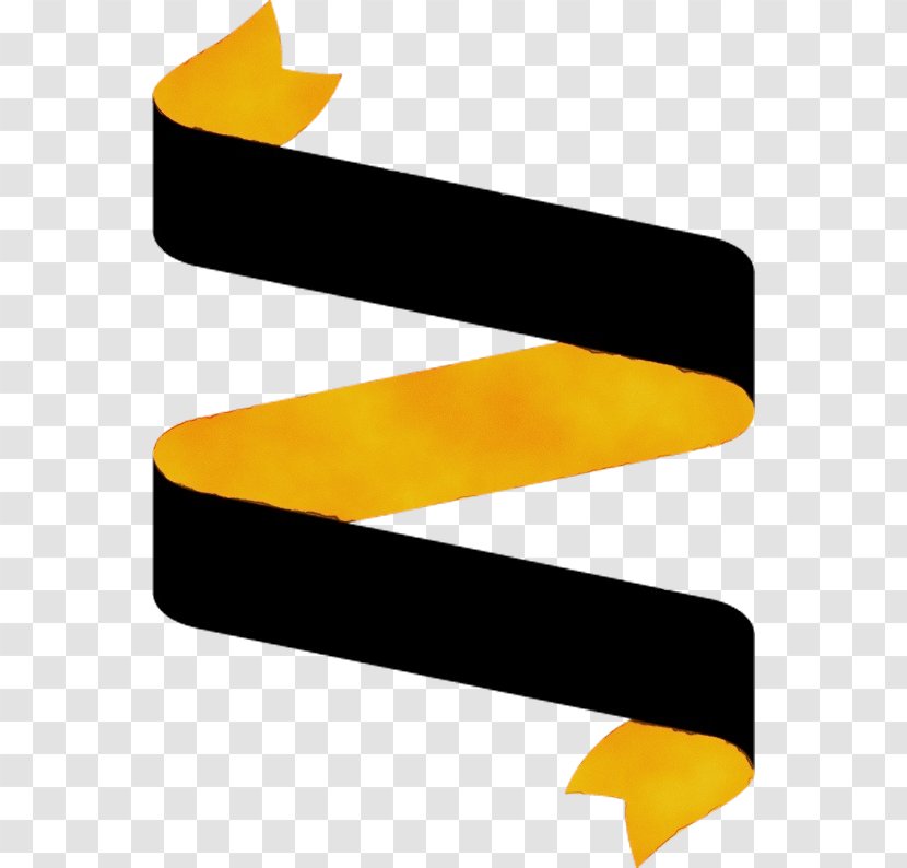 Yellow Clip Art Line Logo Material Property - Paint - Rectangle Transparent PNG