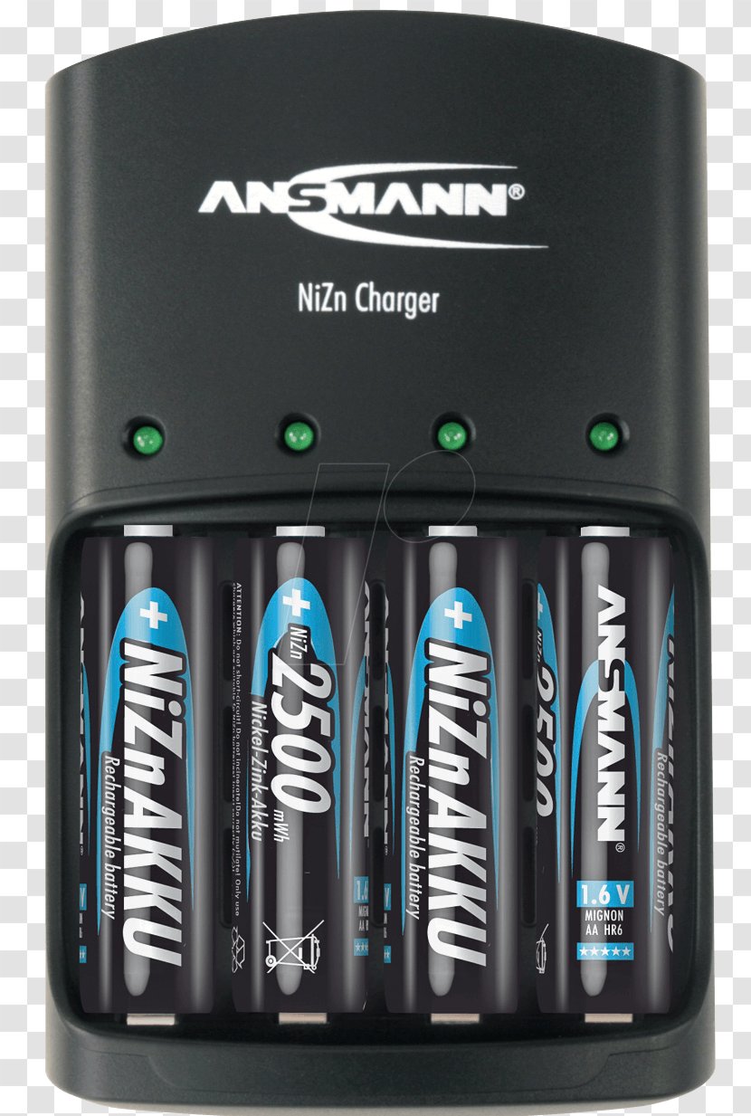Electric Battery Charger Nickel–zinc AAA Rechargeable - Electronics Transparent PNG