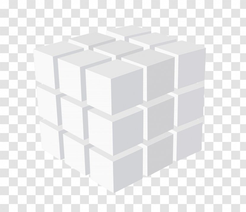Material Pattern - White Cube Transparent PNG