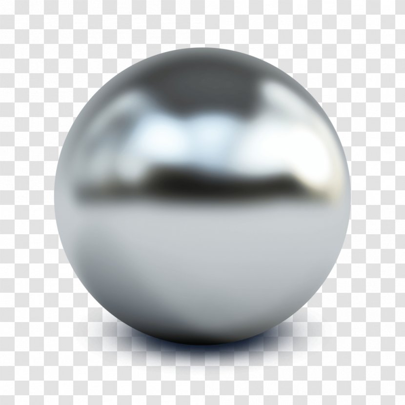 Ball Bearing Stainless Steel Metal - Chrome Transparent PNG