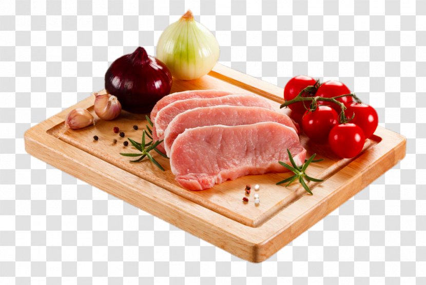Meat Beef Cutting Board Veal - Red - Lean On The Chopping Block Transparent PNG