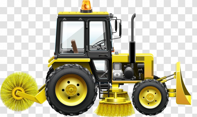 Excavator Agriculture Tractor - Construction Equipment - Road Transparent PNG