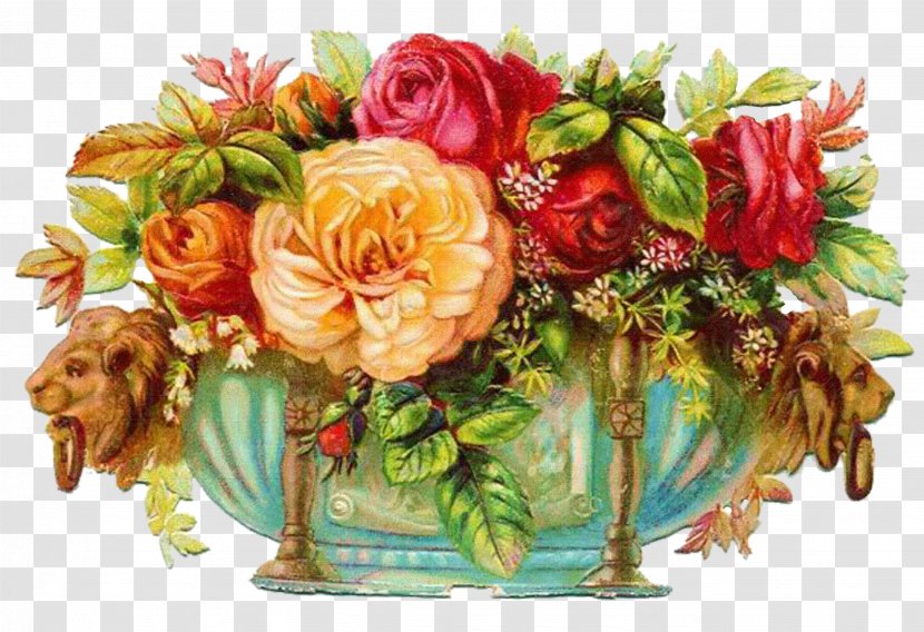 Flower Garden Floral Design Clip Art - Arranging - Antique Transparent PNG