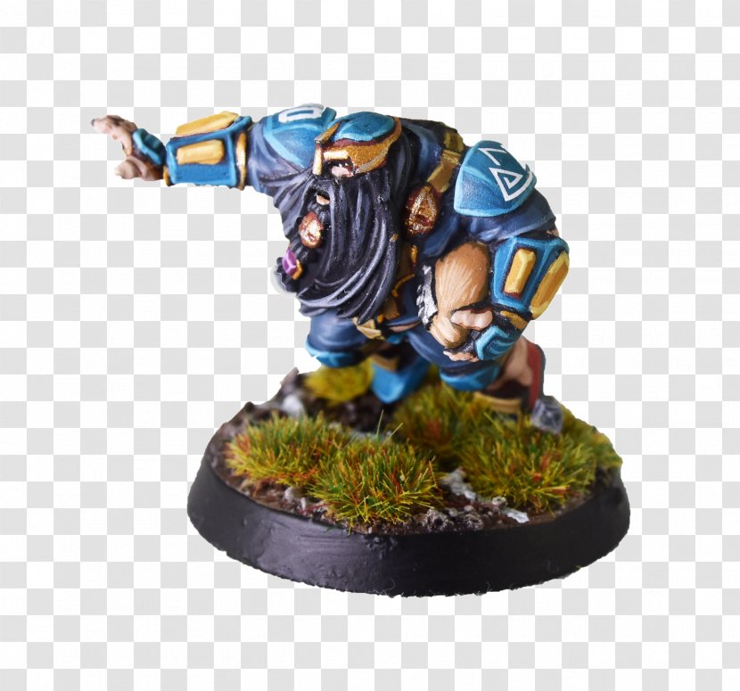 Blood Bowl Figurine Wargaming Forge World Blockers - Dwarf Transparent PNG