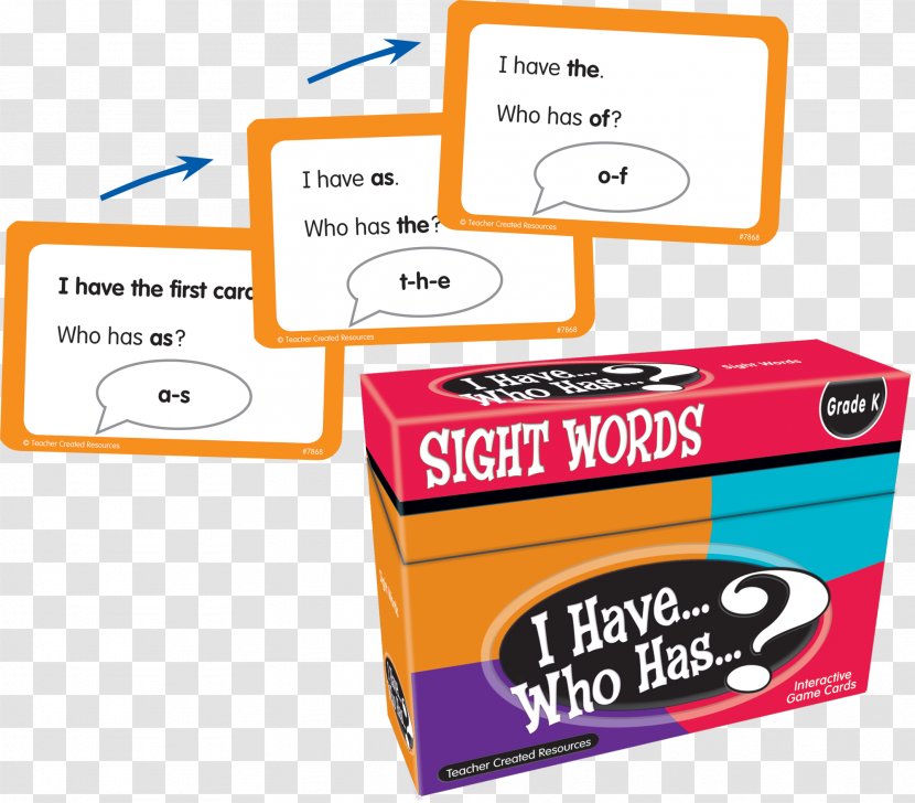 Sight Word Game Language Arts Learning - Area Transparent PNG