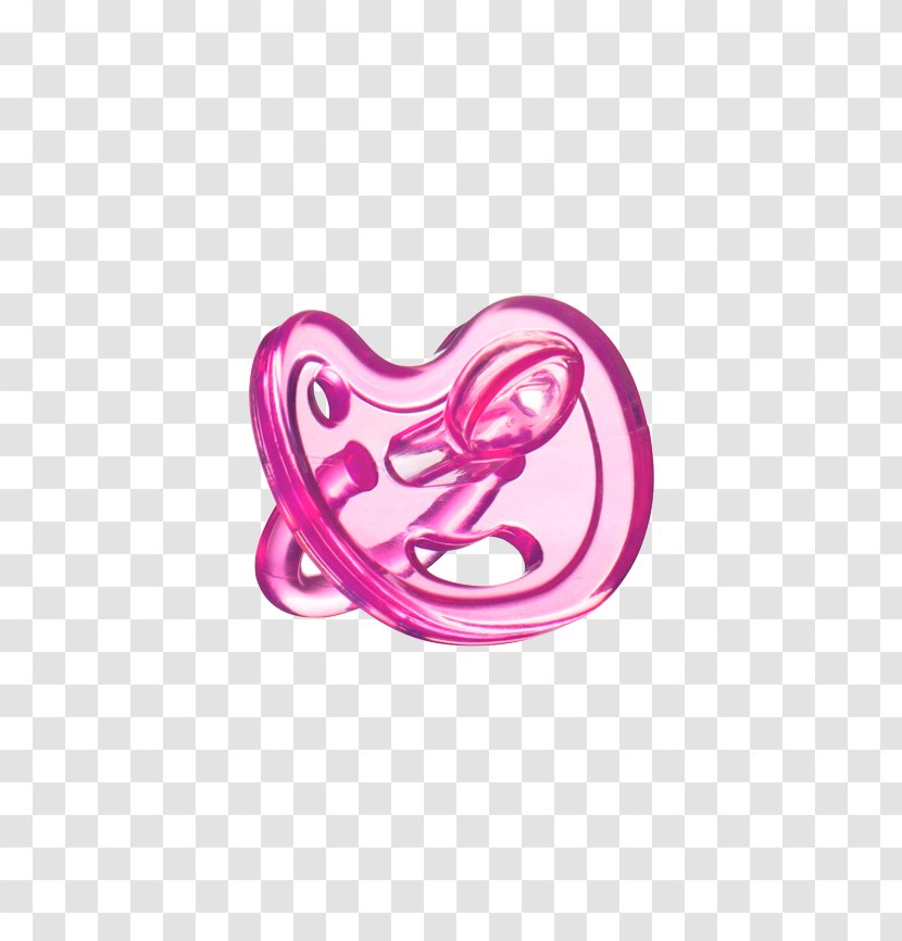 Pacifier Medical Grade Silicone Natural Rubber Child - Pink Transparent PNG