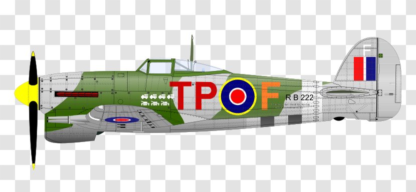 Hawker Typhoon Eurofighter Airplane Supermarine Spitfire Tempest - Aircraft Engine - World War 2 Cliparts Transparent PNG