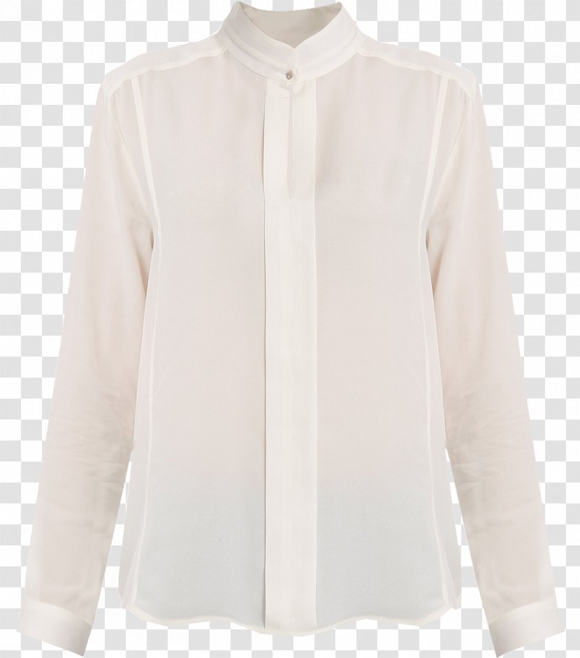 T-shirt Collar Crew Neck Sleeve - White Silk Transparent PNG