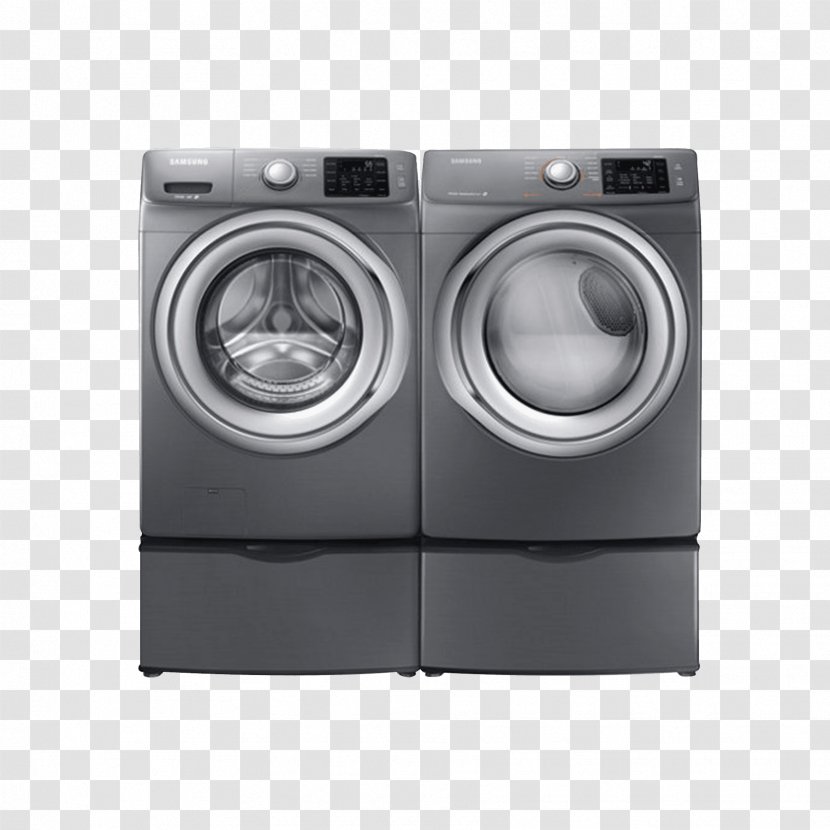 Clothes Dryer Washing Machines Combo Washer Laundry Samsung - Home Appliance Transparent PNG