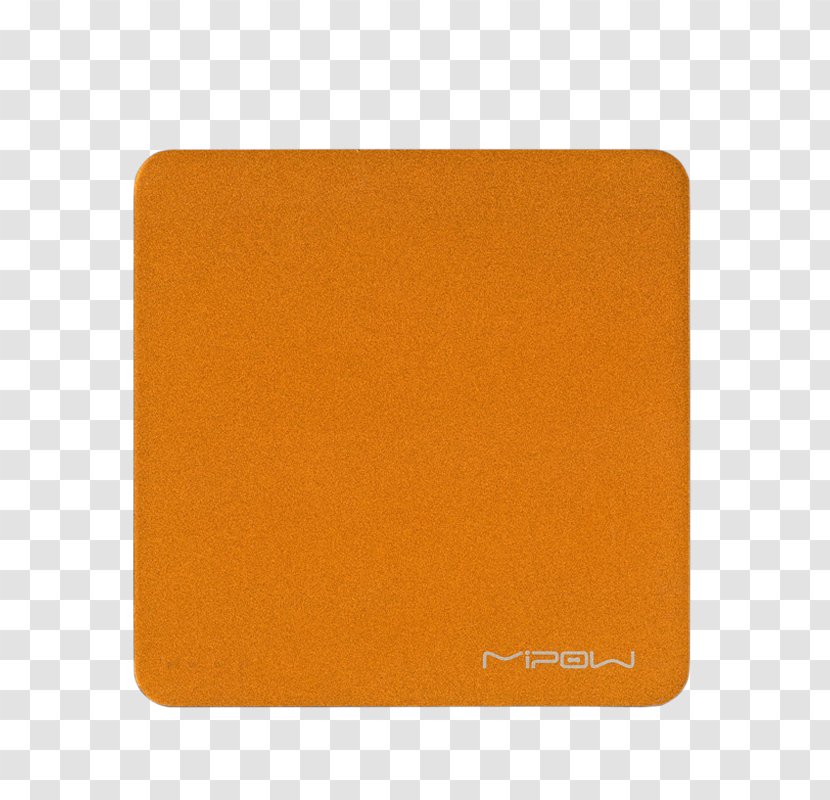 Orange Rectangle Baterie Externă Towel Color Transparent PNG