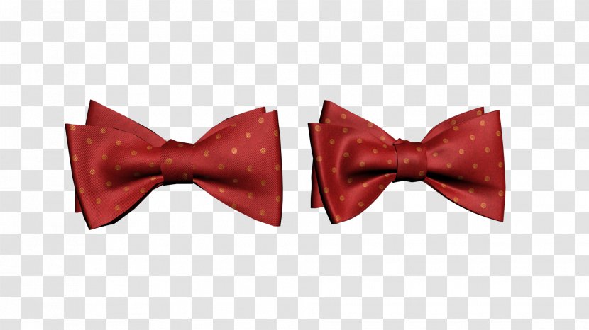 Bow Tie Necktie Clothing Accessories Fashion - Red Transparent PNG
