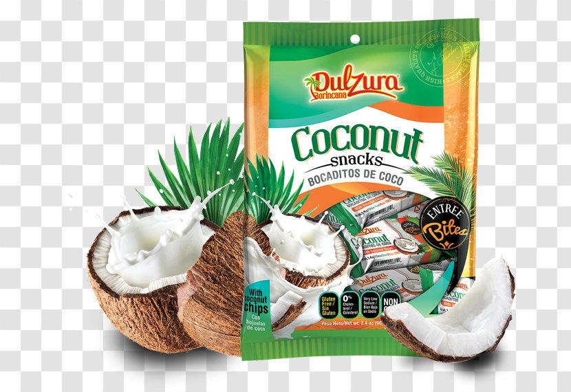 Coconut Bites By Dulzura Borincana Food Macaroon - Tropical Fruit - Coco Rico Sugar Content Transparent PNG