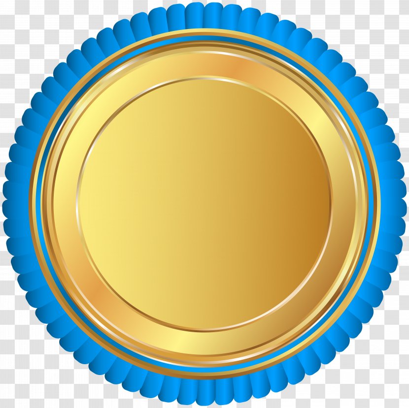 Norwich Tire Photography - Yellow - Gold Blue Seal Badge Clip Art Image Transparent PNG