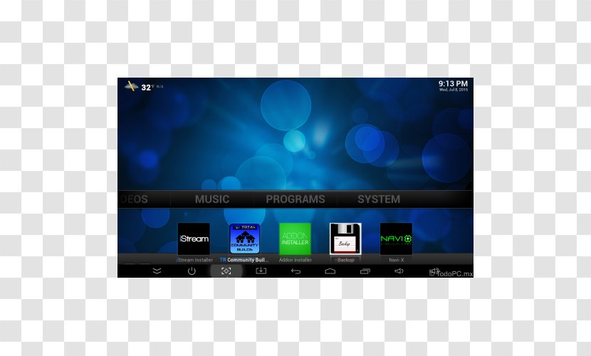 LED-backlit LCD Kodi Android TV Set-top Box - Media Transparent PNG