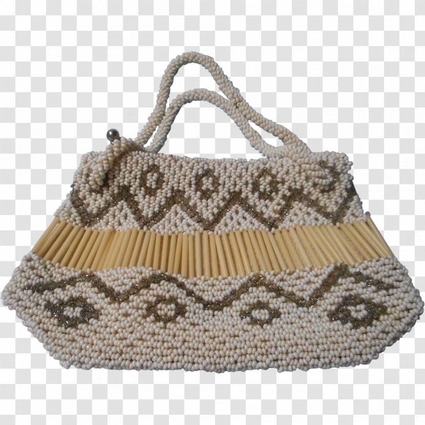 Handbag Crochet Messenger Bags Beige - Purse Transparent PNG