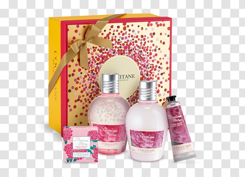 Perfume L'Occitane En Provence Cosmetics Gift Lotion - Pink Transparent PNG