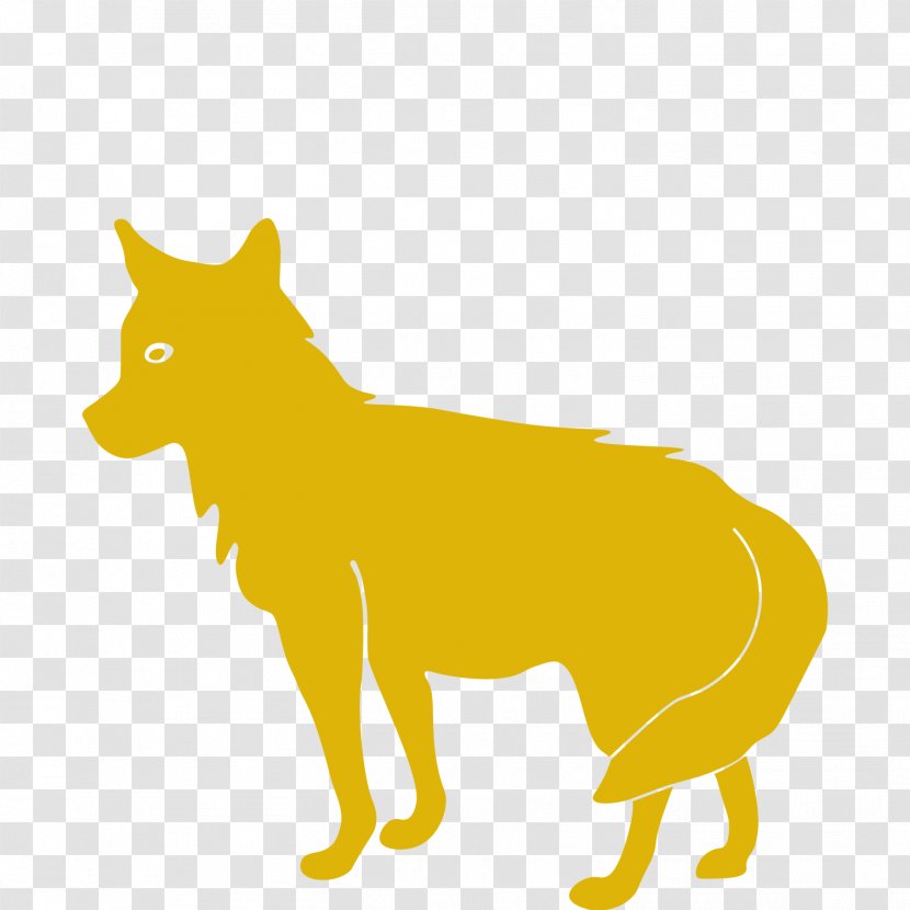Coyote Siberian Husky Drawing - Silhouette Transparent PNG
