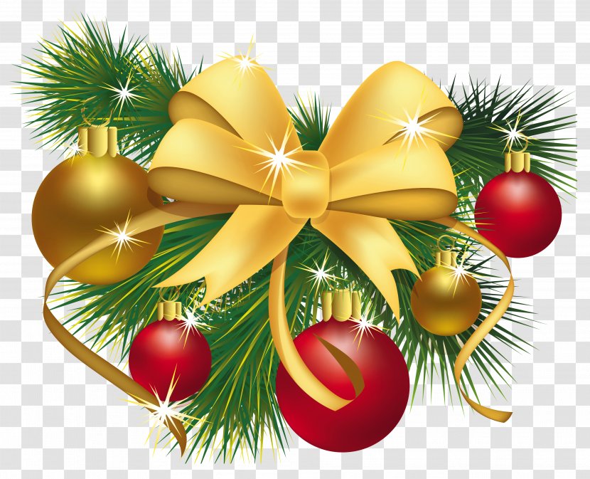 Christmas Decoration Ornament Clip Art - Tree - Decorations Transparent PNG