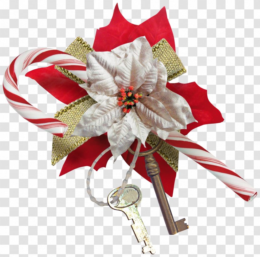 Christmas Decoration Flower Gift - Decorations Transparent PNG