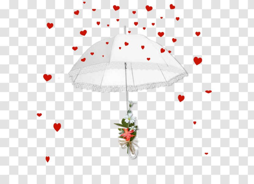 Umbrella Rain - Valentines Day - Dream Falling Hearts Transparent PNG