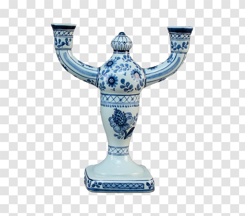 Ceramic Vase Blue And White Pottery Figurine Trophy Transparent PNG