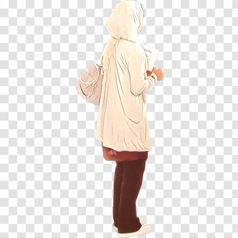 Sleeve Shoulder Outerwear Costume Character - Peach Transparent PNG