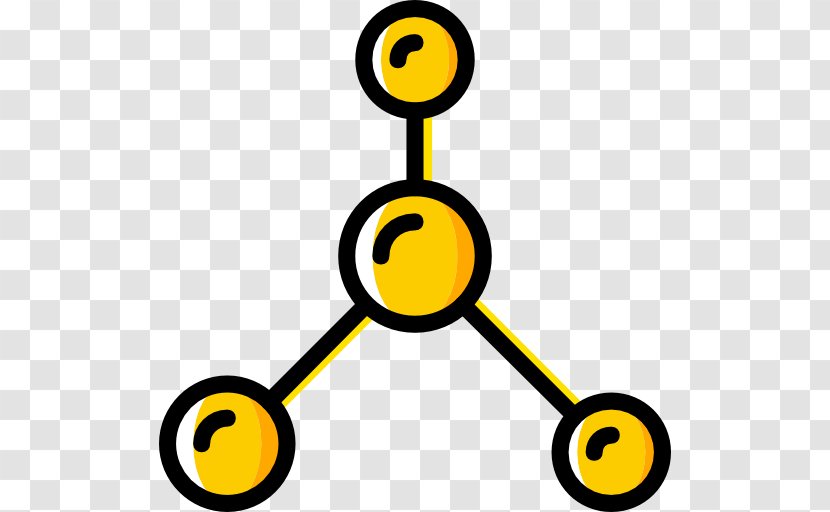 Moleculas Symbol - Artwork - Yellow Transparent PNG