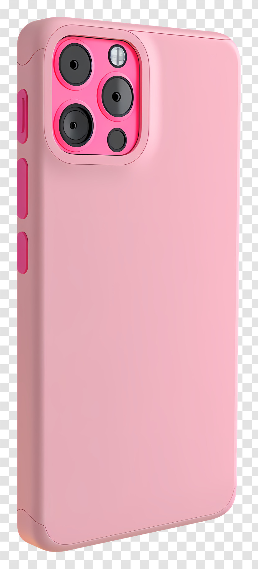 Smartphone - Sleek Pink Phone Case Design Transparent PNG