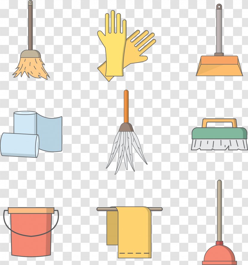Cleaning Tool Illustration - Vector Tools Transparent PNG