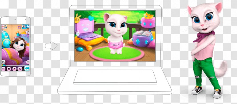 Toy Technology Google Play Clip Art - My Talking Tom Transparent PNG