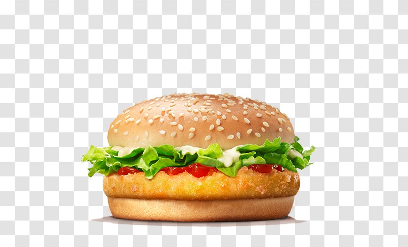 Hamburger Cheeseburger Chicken Nugget Burger King - Patty Transparent PNG