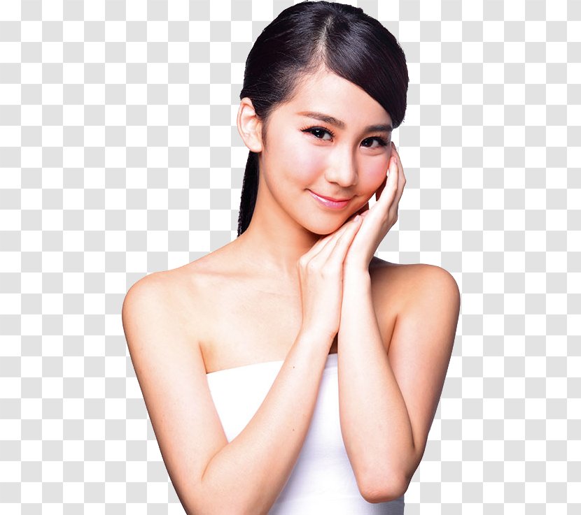 Sunscreen Facial Anti-aging Cream Skin Care - Long Hair - Face Transparent PNG