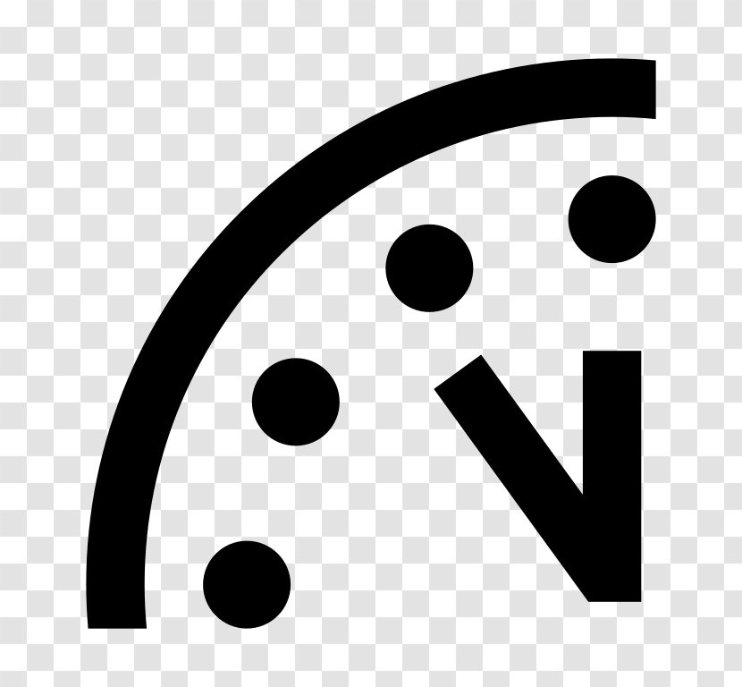 Doomsday Clock 2 Minutes To Midnight Timer Hourglass - Smile Transparent PNG